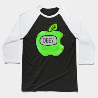 Green Apple Fruit Impostor Baseball T-Shirt